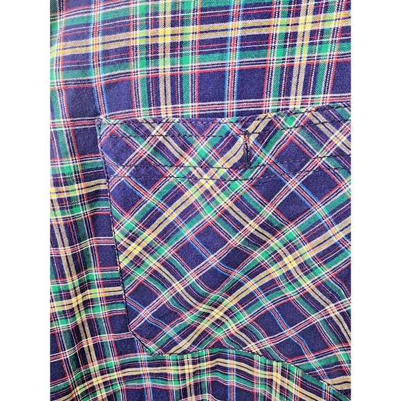 Nautica Jeans Co. Long Sleeve Plaid Multicolor Button Up Down Shirt NJ-99 Sz 2X - Picture 4 of 11